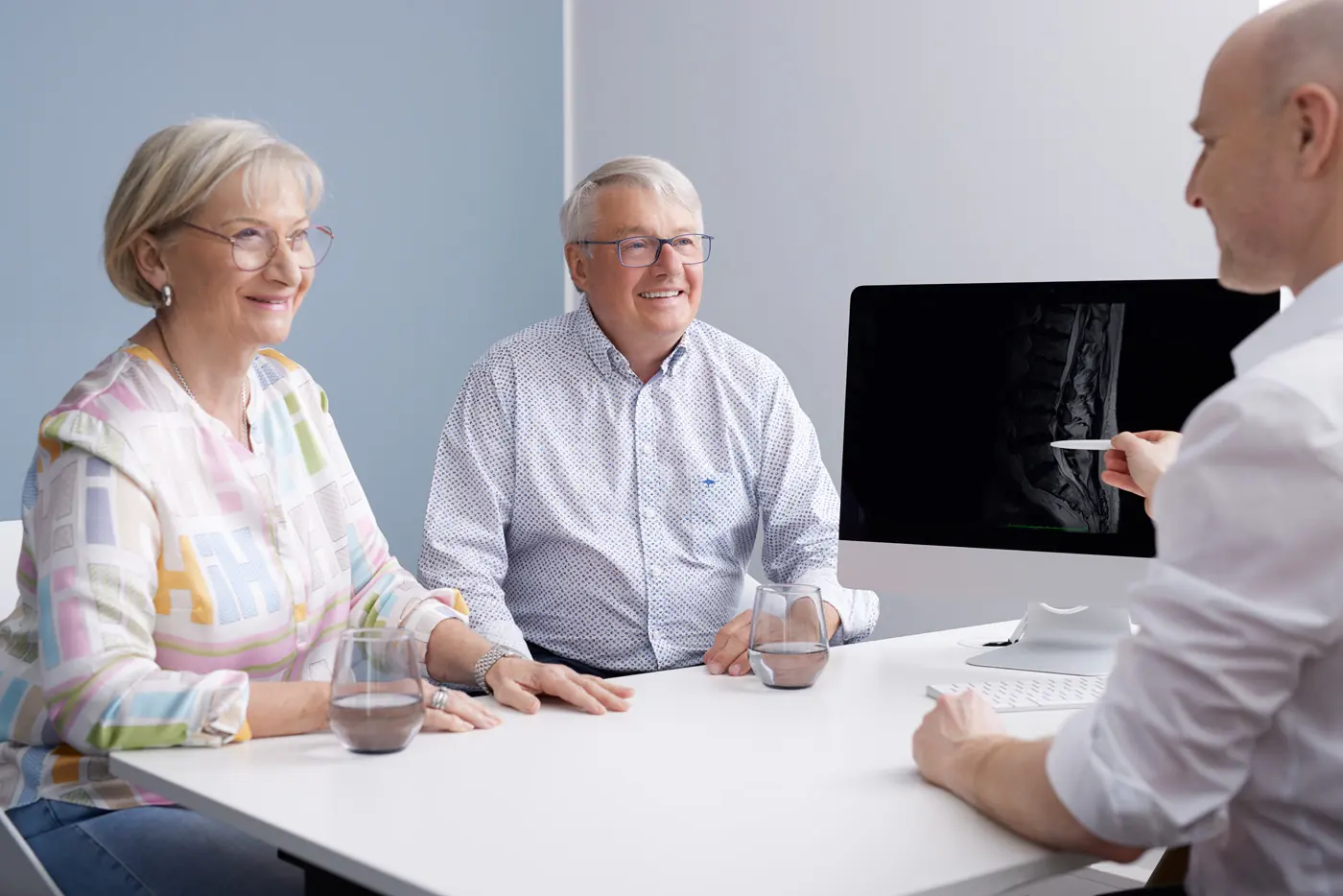 Befundbesprechung in der Orthopädie Dr. Hain in Wiesbaden
